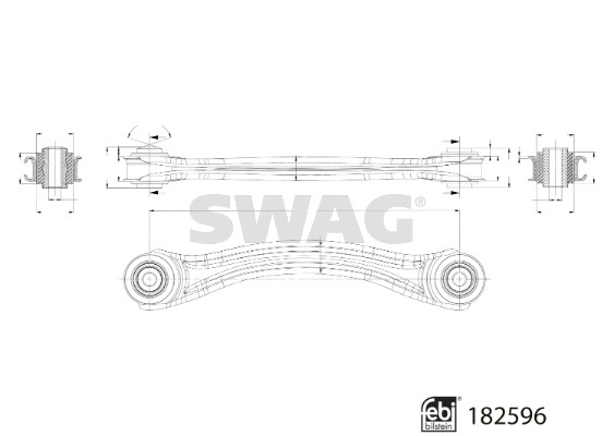 Rameno zavesenia kolies SWAG